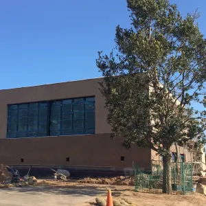 Construction of Pritzlaff Conservation Center, north face