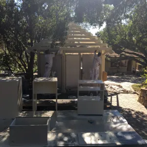 West side painting project, entry kiosk