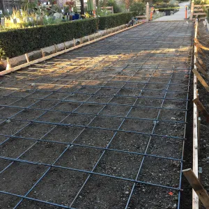 Courtyard resurfacing work