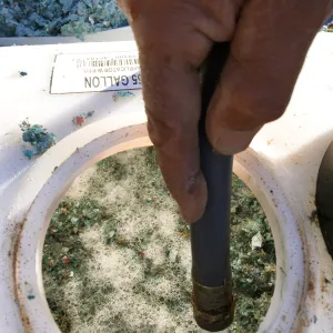 Testing the Hydroseeder