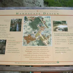Hardscape Design Interpretive signage