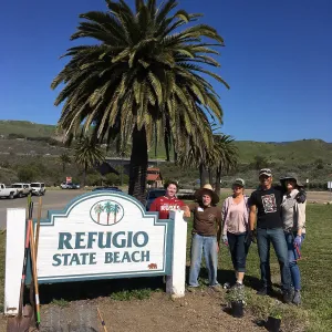 Earth Day Planting Project, Refugio State Beach