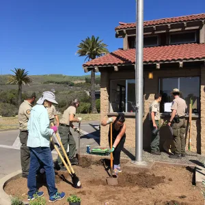 Earth Day Planting Project, Refugio State Beach