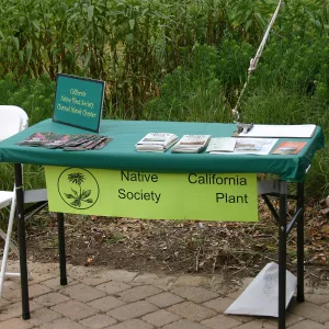 BioBlitz, California Native Plant Society display