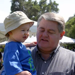 BioBlitz, Ed Schneider with grandson