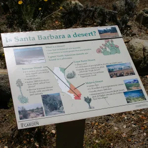 Interpretive signage, Desert Section