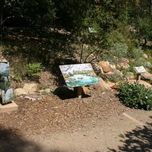Interpretive displays, Discovery Garden