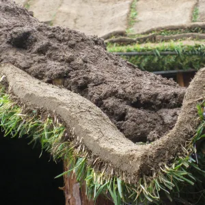Construction of Herb Parker's â€˜Haven' labyrinth