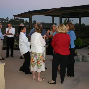 The Progressive Garden, a progressive dinner hosted by Ann and Fife Symington