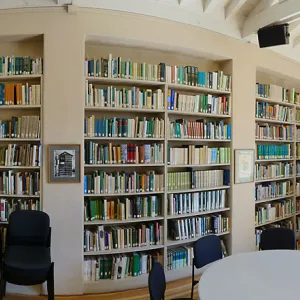 Blaksley Library interior panorama