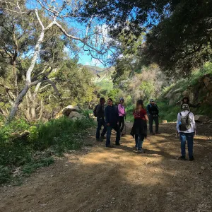 Romero Canyon day trip with Natalie Love at trailhead