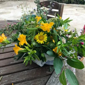 Arrangement from Bring the Wild Inside; Floral Design With California Native Plants