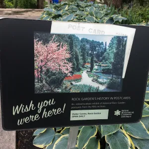 Royal Botanic Garden, Ontario, Canada, signage
