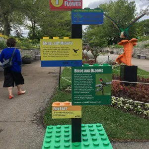 Royal Botanic Garden, Ontario, Canada, exhibit signage