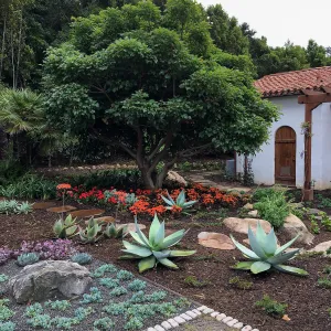 Montecito garden designed by Isabelle Greene