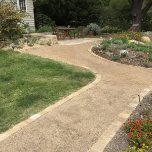 Water Wise Home Demonstration Garden, Eco-Pave path
