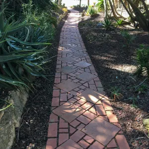 Path treatment at Lotusland