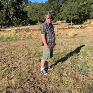 Meadow in progress with Bruce Reed
