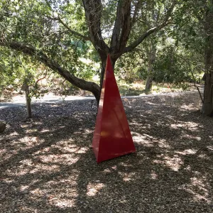 Sculpture exhibit, Leaning Pine Arboretum, Cal Poly San Luis Obispo