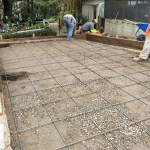 New patio construction, Garden Growers Nursery