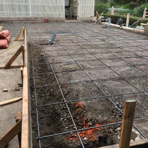 New patio construction, Garden Growers Nursery