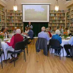 Steve Windhager addressing the 2020 Blaksley Bliss Brunch