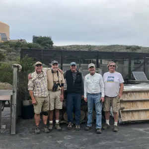 Richard Powell, John Kuizenga, Dennis Houghton, Greg (Channel Islands Restoration Staff person), Peter Schuyler, NPS Nursery