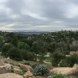 Island View Garden, view south to the Channel Islands