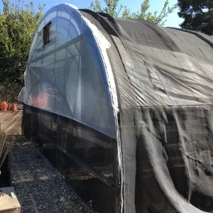Horticulture hoop house before renovation