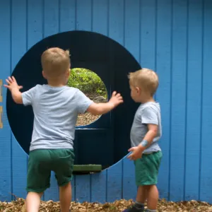 Children playing in the Halfling House Casita