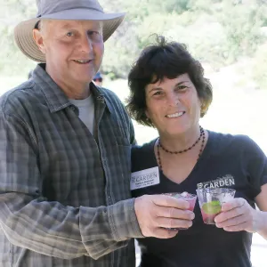 Dave Kershaw and Barbara Backlund, Santa Barbara Botanic Garden Casitas Opening
