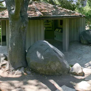 North west side of the Information Kiosk, Blaksley Boulder, Nugent and Webb Benches