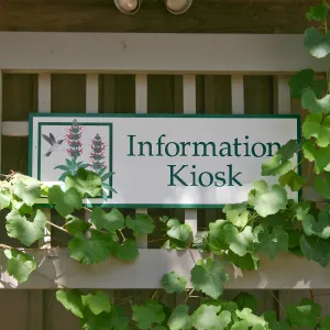 Information Kiosk sign