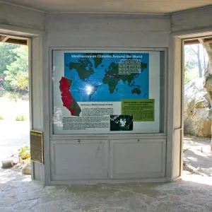 Mediterranean climate display in the Information Kiosk