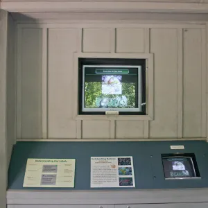 Touch screen display in the Information Kiosk