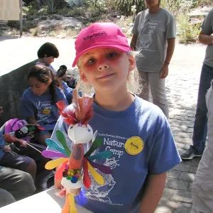 Summer Camp 2003, camper with junk bird