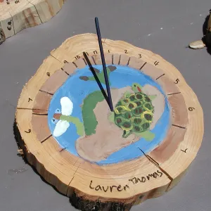Summer Camp 2003, pond life sundial