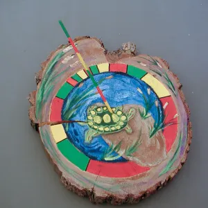 Summer Camp 2003, turtle sundial