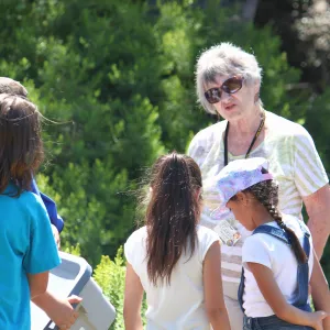 Docent led Chumash Uses of Plants tour for 2nd graders from Norman Brekke School