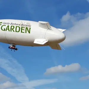 SBBG Blimp in flight
