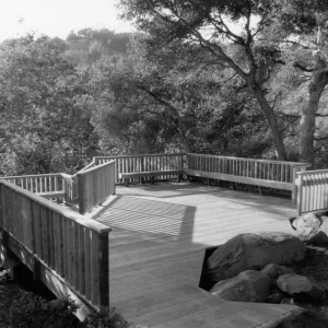 SBBG new Home Demonstration Garden Deck, 1990