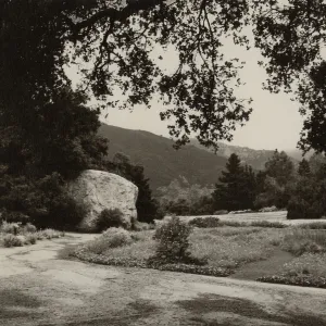 SBBG entrance view to Meadow and mountains