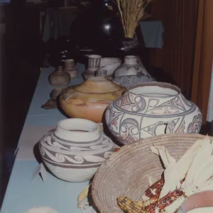 Chumash pottery, Blaksley Library's 50th Anniversary Celebration