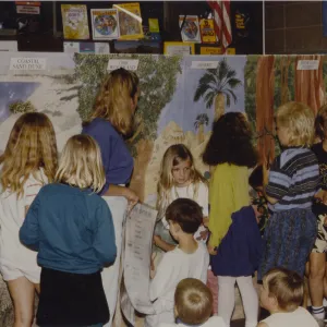 Docent Nancy Abernathy, Happenin' Habitats, Monte Vista School