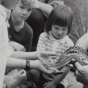 snake demonstration at SBBG