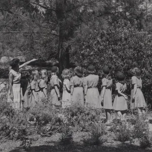 Children in the Garden, Girl Scouts