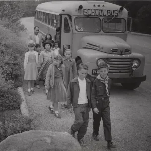 Children in the Garden, Third Grade Mc Kinley School, 1956