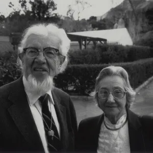 Joseph Ewan and Nesta Dunn Ewan, guest lecturers