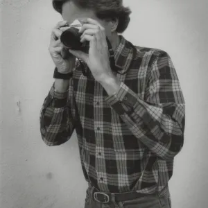 Herbarium Curator Steve Junak taking photographs