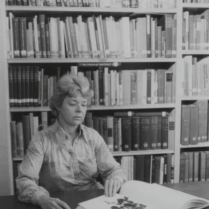 Carolyn Hodina, Garden Librarian, June 1977